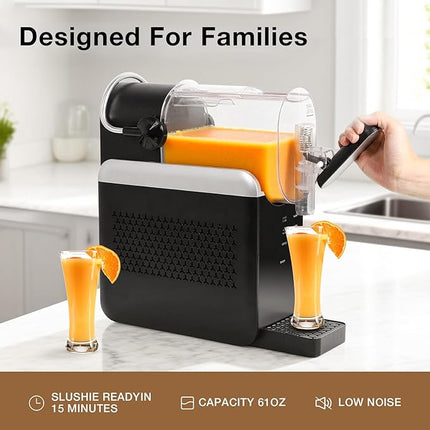 Portable Ice Crusher & Smoothie Blender 2L, Fast 15–20min Output White