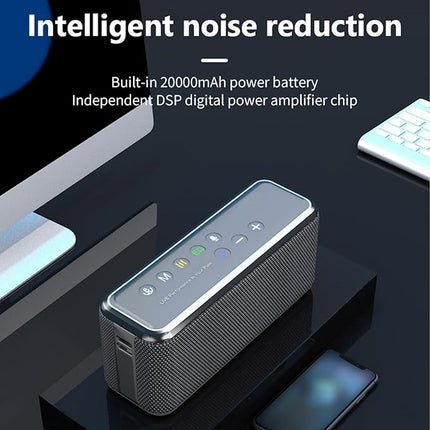 High-Performance 100W Wireless Speaker for Indoor & Outdoor Use with Waterproof Build and Long Battery Life