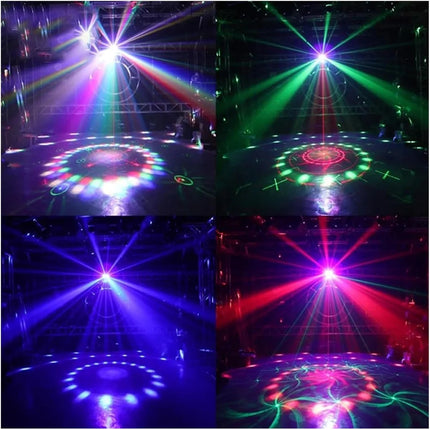 Professional 60W Multi-Effect DJ Light Bar with RGBW Wash, Laser Beams, UV Glow & Strobe (DMX Enabled)