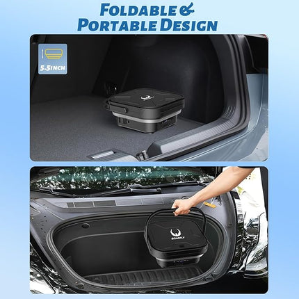 Portable Cordless Car Washer with High-Pressure 6-in-1 Spray Gun