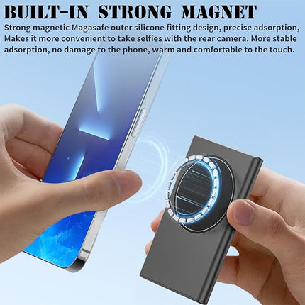 Wireless Magnetic Phone Viewfinder Display – HD Front Camera Preview for Creators