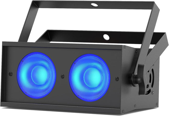 130W COB LED Stage Spotlight, 4-in-1 RGBW DMX512 Sound-Activated Party & Event Light
