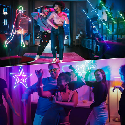 Professional RGB Laser Projector Light with Music Sync, DMX Programming & Motion Effects
