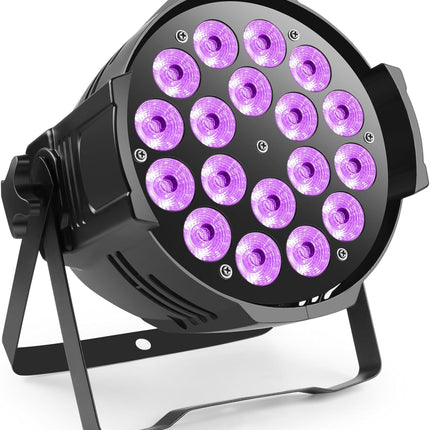 RGBW LED Stage Par Light 18x6W DMX512 Sound Control Event Uplighting Fixture