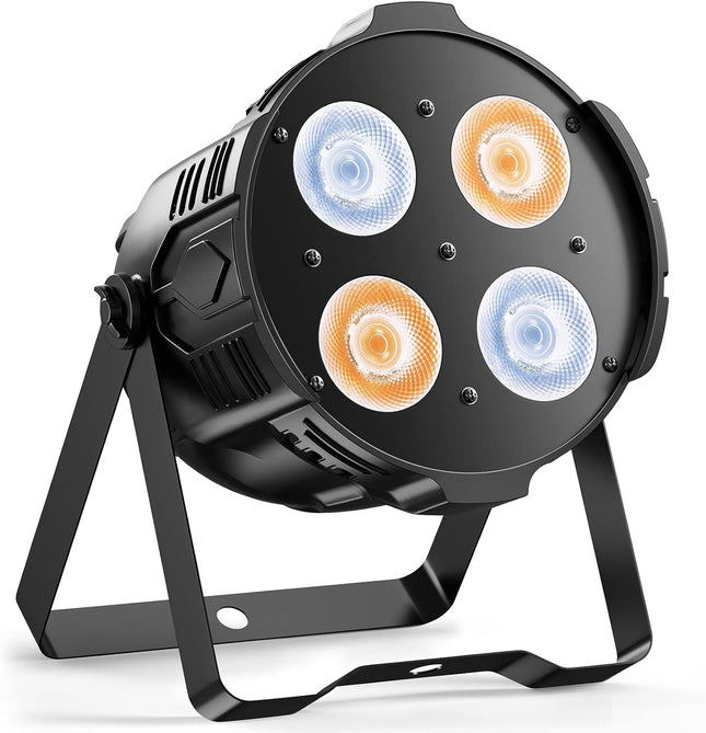 200W Dual Colour COB LED Stage Light Warm White & Cool White DMX Control for Wedding DJ Theatre