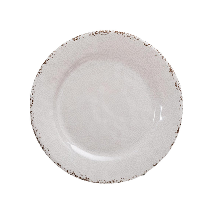 Classic 11-Inch Round Melamine Plates Set of 4 for Kitchen, Salad, Pasta and Party Use