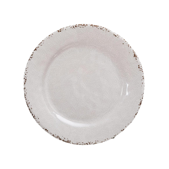 Classic 11-Inch Round Melamine Plates Set of 4 for Kitchen, Salad, Pasta and Party Use