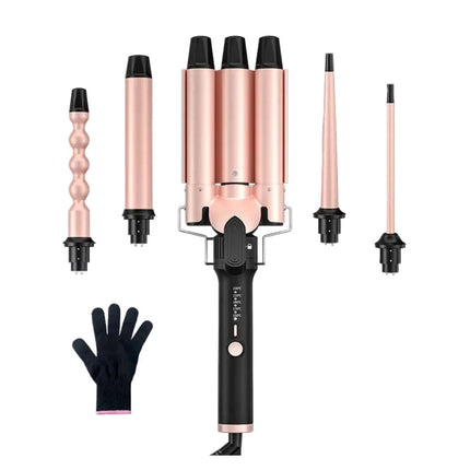 Professional Ceramic Hair Curl Wand with Digital Heat Control