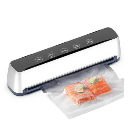 Compact Automatic Food Vacuum Sealer with Touch Controls and 60kPa Strong Suction