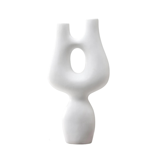 Modern Architectural High Rise Resin Display Sculpture 18x8.5x37cm Decorative Urban Building Ornament