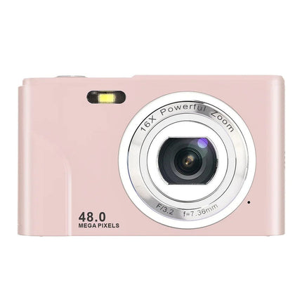 Portable 1080P FHD Digital Camera with 48MP Photos, 16X Zoom and LCD Screen