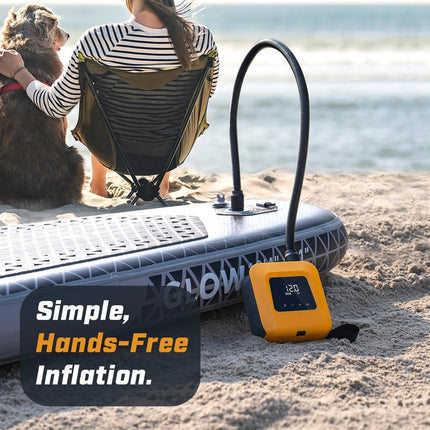 Rechargeable Electric Air Pump 20PSI for Paddle Boards, Kayaks, Boats, and Air Mattresses