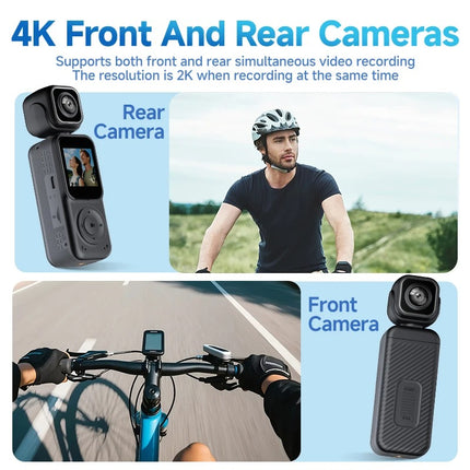 Compact 4K HD Mini Camera Body Cam WiFi Digital Video Recorder with Wide Angle Lens