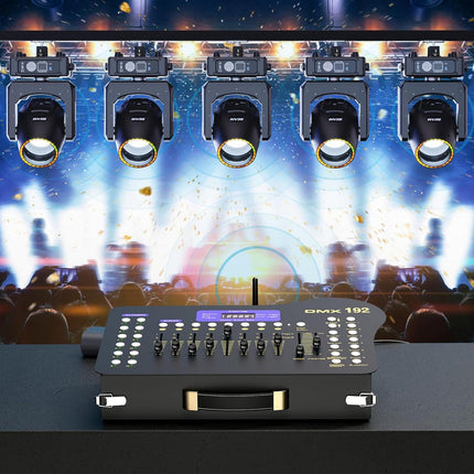 192 Channel DMX Lighting Console with Wireless Transmission and Sound Activation
