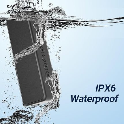 High-Power Wireless Bluetooth Speaker – Waterproof Design with Extended Battery Life