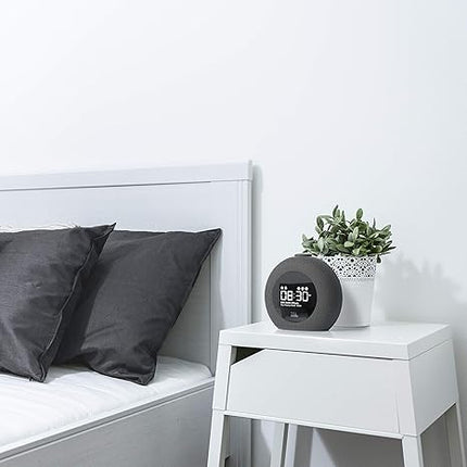 Portable Bluetooth Speaker with LED Light, Clock Alarm & TF Card – 10W Output, 4-Hour Playtime, 3600mAh Battery
