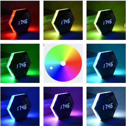Smart Wi-Fi Desk Clock Camera with Motion Tracking and IR Night Mode