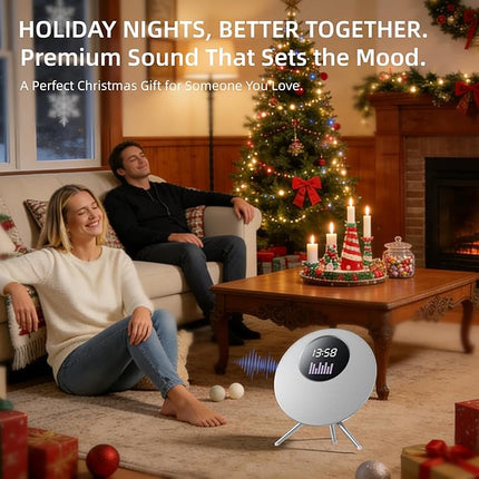 Wireless Karaoke Party Speaker with Microphone & LED Light Effects – 25W Home Audio System