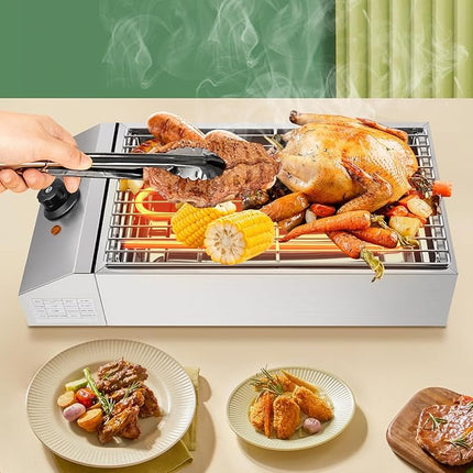 Commercial Electric BBQ Grill Machine with Rapid Heat Output for Street Food & Catering