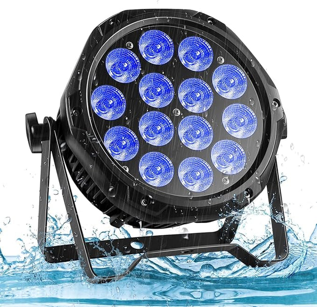 IP65 Waterproof RGBW Stage Par Light 14x10W LED Outdoor Indoor Event Lighting DMX Sound Activated Control