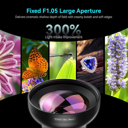 Extreme Macro Mobile Camera Lens for Detailed Nature & Product Photography