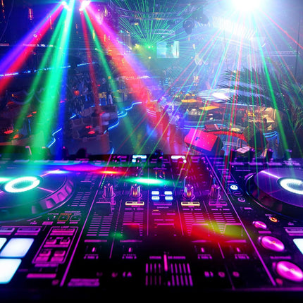 9 LED Spider Beam Stage Light – 10W RGB Moving Head Fixture with DMX & Music Sync Control