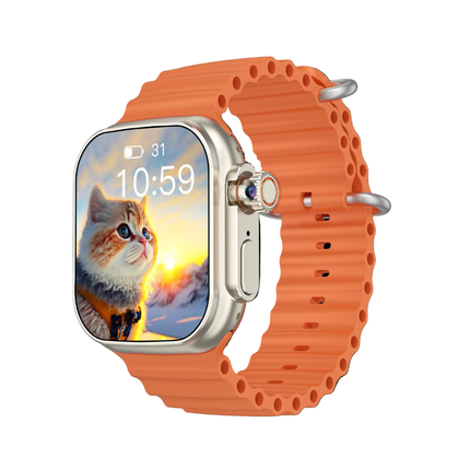 Android 8.1 Powered Smartwatch with 2.02" Display, 22mm Band & IP67 Waterproof Design