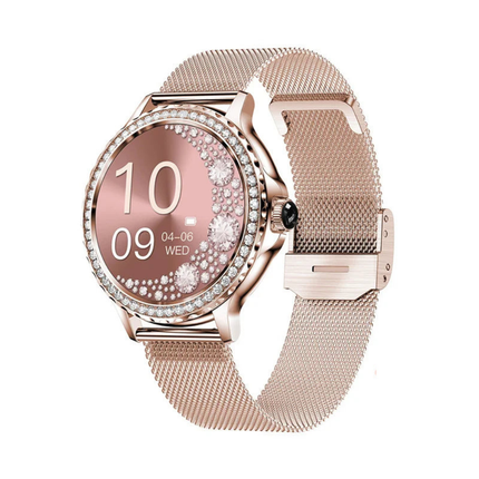 Touchscreen Smart Watch with Heart Rate Monitoring, IP68 Water Resistance and Long Battery Life