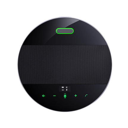 360° Bluetooth & USB Meeting Speakerphone with 4-Mic Array for Team Conference Rooms