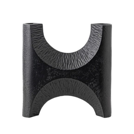 Modern Minimalist H Shape Decorative Accent for Table Shelf and Contemporary Interior Styling