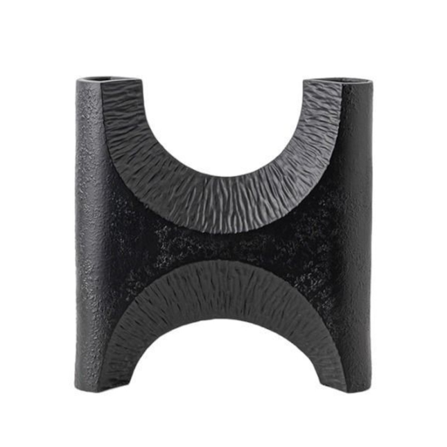 Modern Minimalist H Shape Decorative Accent for Table Shelf and Contemporary Interior Styling