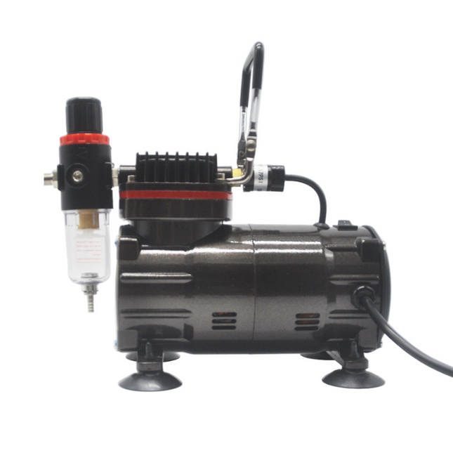 Portable Nail Art Airbrush Compressor Kit 65 Bar High Pressure System