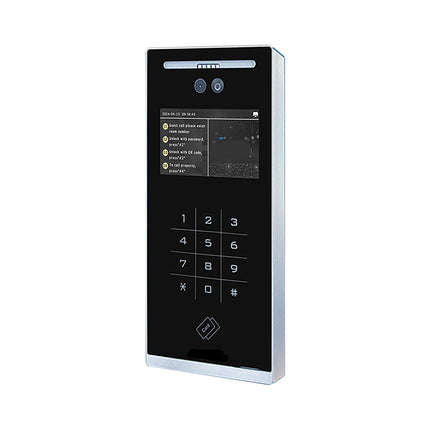10,000-Capacity Smart Face Recognition Door Access System with Camera & QR Unlock
