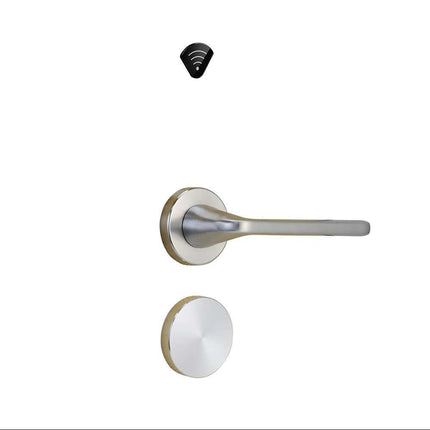 RFID Smart Door Lock with Card Access, Emergency Key & 1000 Record Memory, Brushed Nickel