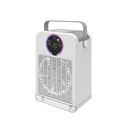 Waterproof DC Brushless Humidifier with Adjustable Mist, 3-Speed Fan, Timer and Remote Control