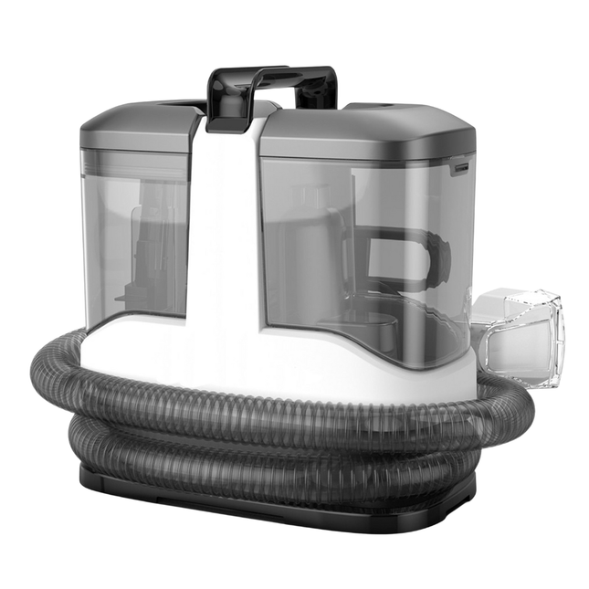 Corded Handheld Wet & Dry Spot Cleaner with Scrubbing Function and Dual Water Tanks for Home, Car, and Hotel Use
