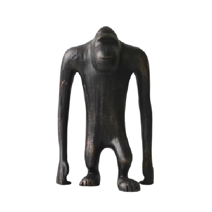 Artistic Resin Gorilla Sculpture for Stylish Interior Décor
