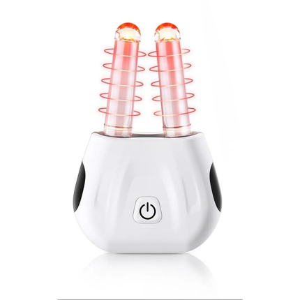 Rechargeable Red Light Nasal Device Compact Ergonomic Sinus Care Tool White