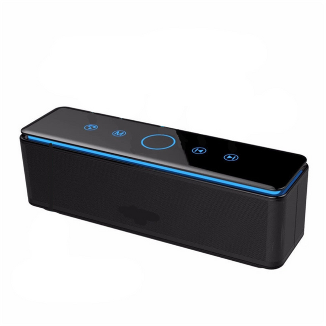 Cordless 12W Bluetooth Speaker with Mobile Charging & 15-Hour Battery Life