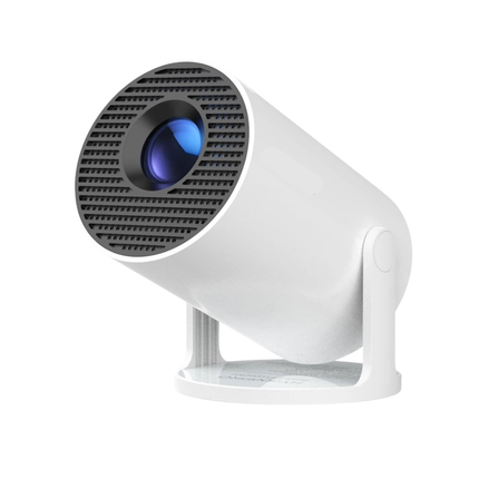 Compact Wireless Mini Projector for Movies Gaming and Presentations White
