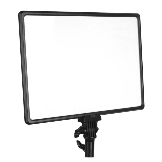 Professional 45W LED Panel Light with Remote, Adjustable 2700–6500K, 1–100% Dimming for Video & Photo Studio