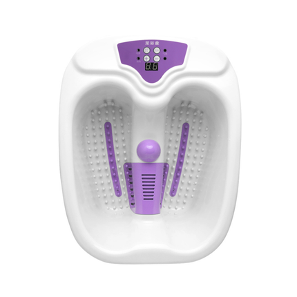 Electric Foot Spa Bath with Bubble Massage Adjustable Temperature and Auto Timer