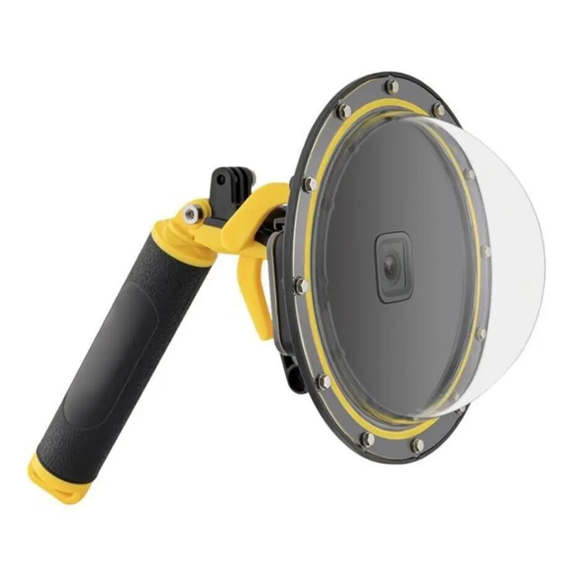 Underwater Floating Grip Dome Port for Action Cameras