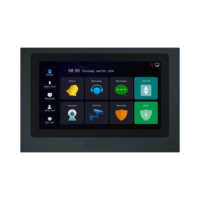 7" Smart Home Intercom with Camera, Alarm, and Visitor Messaging