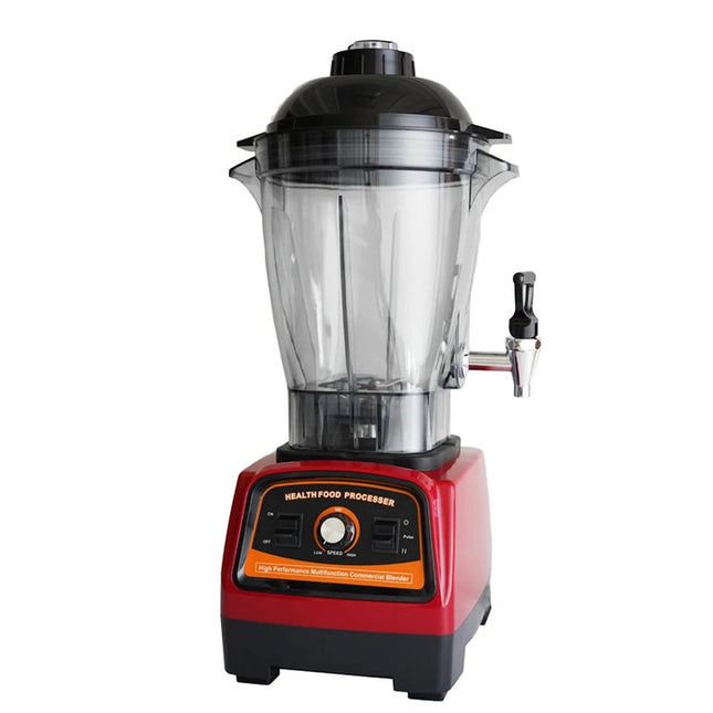 Countertop Blender with Large 6L Jug 2800W Manual Knob Control Red Black