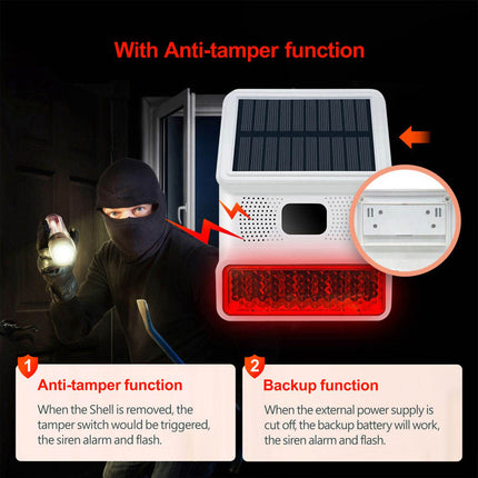 Smart WiFi Motion Detector Alarm with Voice Alerts, Remote Control & USB-C Rechargeable