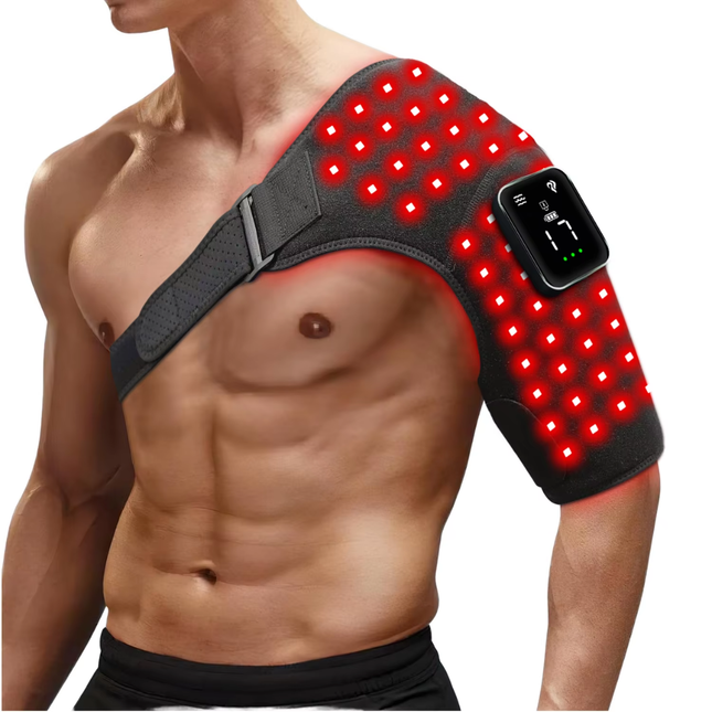 Wireless Infrared & Red LED Shoulder Relaxation Brace for Targeted Muscle Support