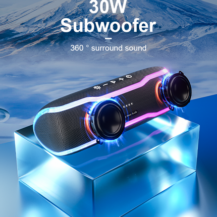 High-Performance Wireless Speaker 30W with Rich Bass, IPX7 Water Protection & Long Battery Life