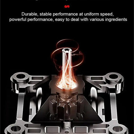 Countertop Blender 2200W High Power 2L Knob Control Black Red