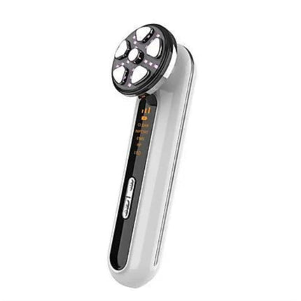 Portable 4-in-1 LED Facial Massager with RF & EMS, Deep Clean and Firming Skin Tool